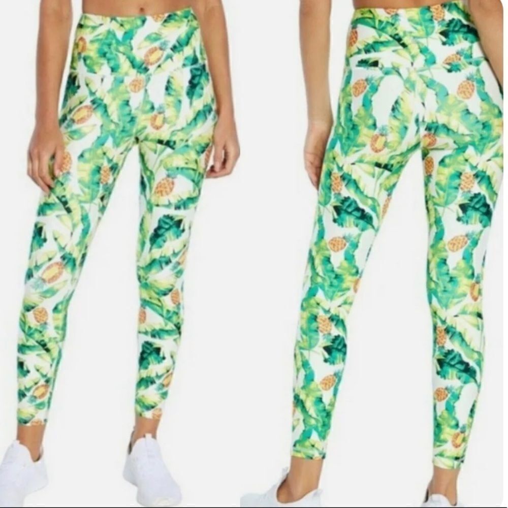 Wildfox Sweat Pineapple Print leggings Size Small C34